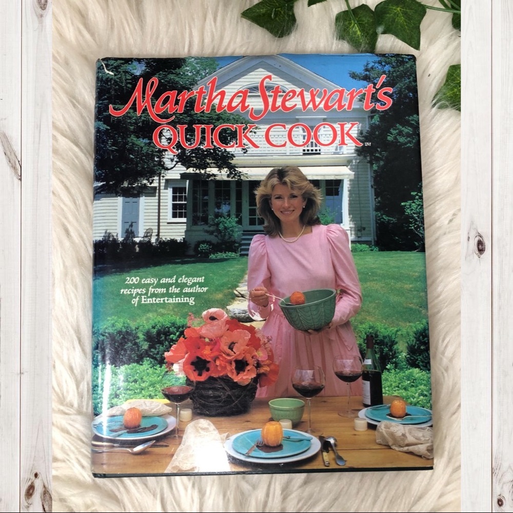 🔴VINTAGE Martha Stewart's Quick Cook Cookbook!🔴